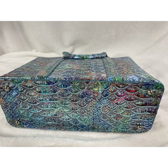 NWT Brahmin Large Duxbury Frisky Montego Leather Satchel & Veronica Wallet - Picture 7 of 12